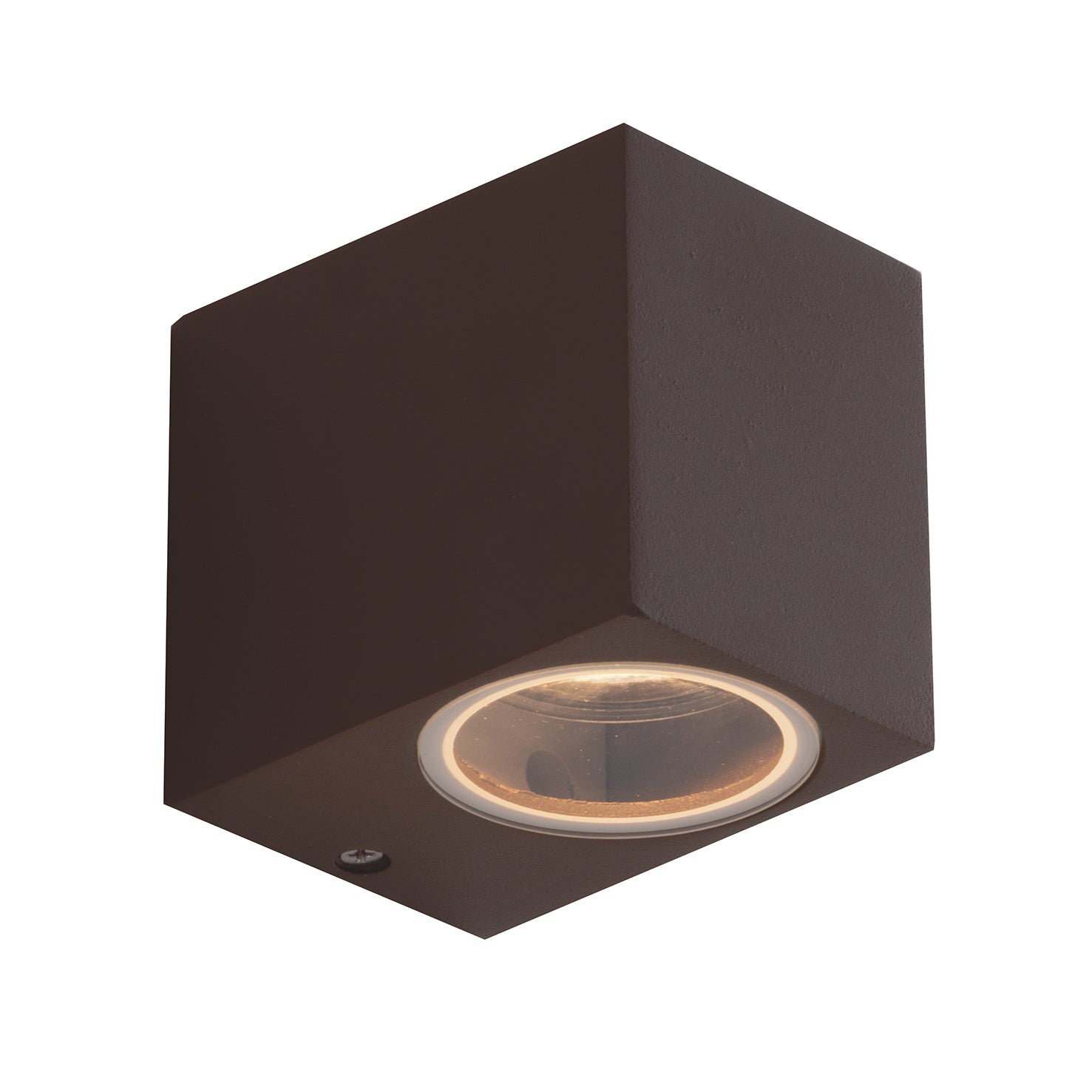 Applique per esterno in alluminio bianco , antracite o corten IP54 lampade GU10 non incluse singola o doppia emissione QUBO Applique per esterno in alluminio bianco , antracite o corten IP54 lampade GU10 non incluse singola o doppia emissione QUBO